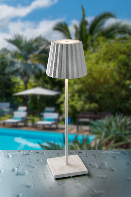 Sompex Troll 2.0 LED tafellamp in de kleur grijs.