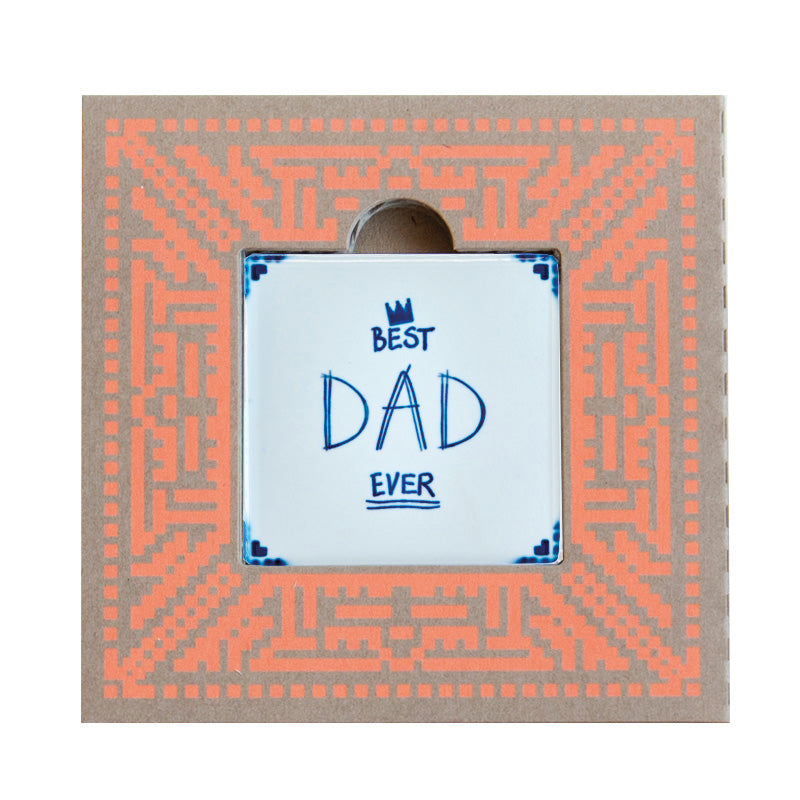 Storytiles best dad ever tegelkaart.