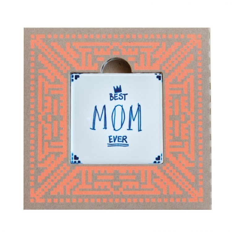 Storytiles Best Mom Ever tegelkaart.