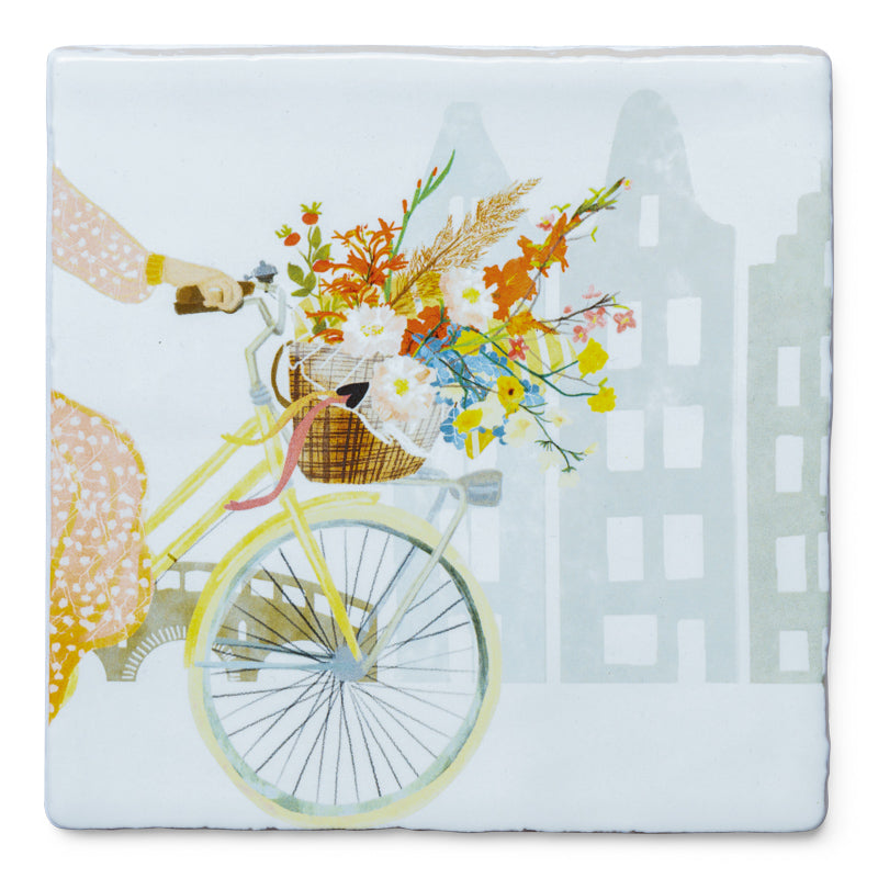 Storytiles Happiness in a Basket tegeltje.