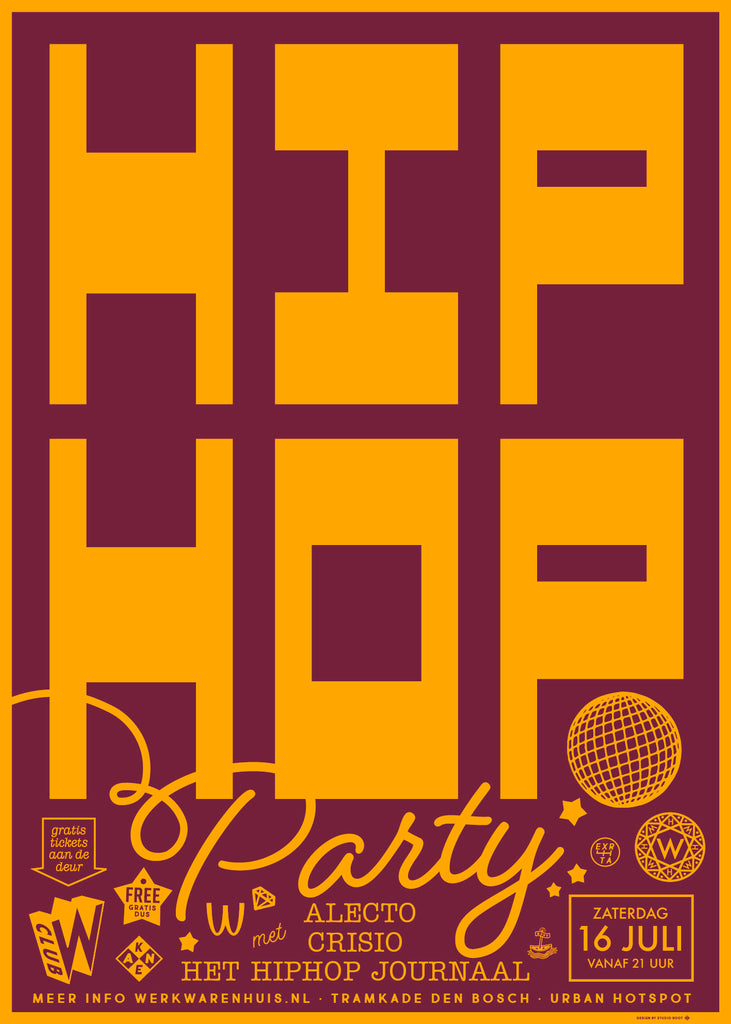 Studio Boot Hip Hop poster bestellen – Kavel 84