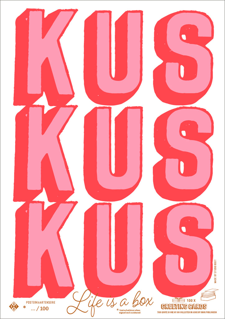 Studio Boot poster Kus Kus Kus bestellen – Kavel 84