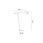 Tonone ONE Desk maatvoering