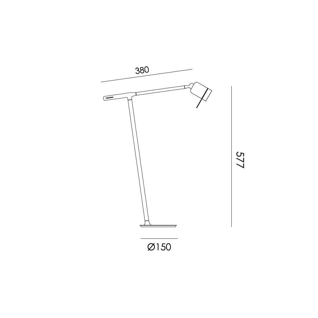 Tonone ONE Desk maatvoering
