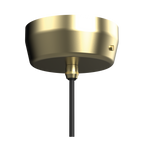 Close-up van de bevestiging van de Tonone Atlas hanglamp.