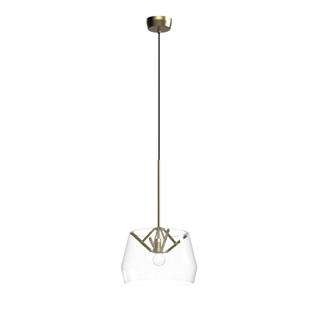 Tonone Atlas hanglamp in de kleur transparent.