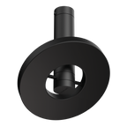 Schuine foto van de Tonone Beads Direct plafond- en wandlamp inside in de kleur smokey black.