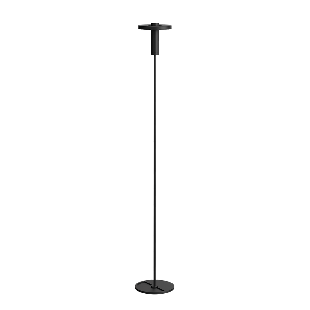 Tonone Beads Floor vloerlamp downlight in de kleur smokey black.