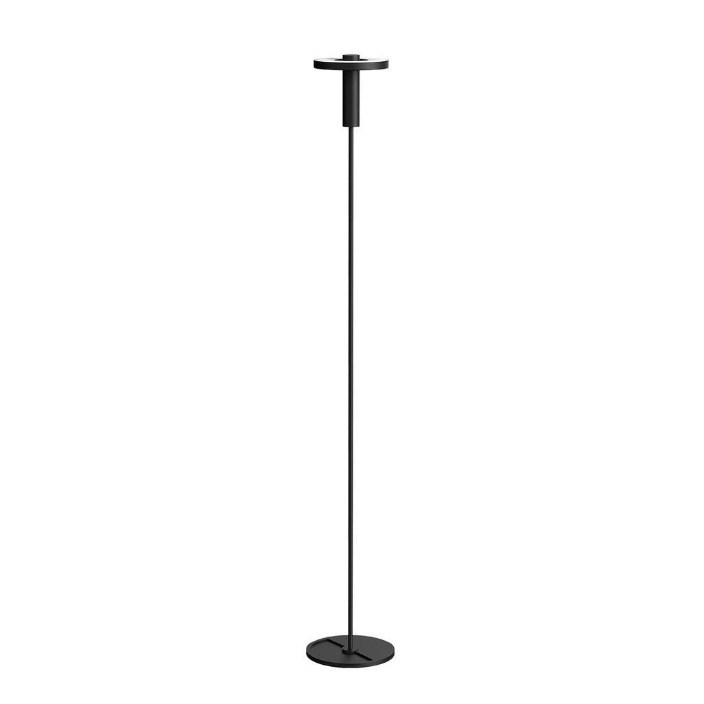 Tonone Beads Floor vloerlamp uplight in de kleur smokey black.