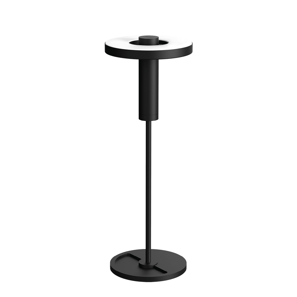 Tonone Beads Table tafellamp uplight in de kleur smokey black.