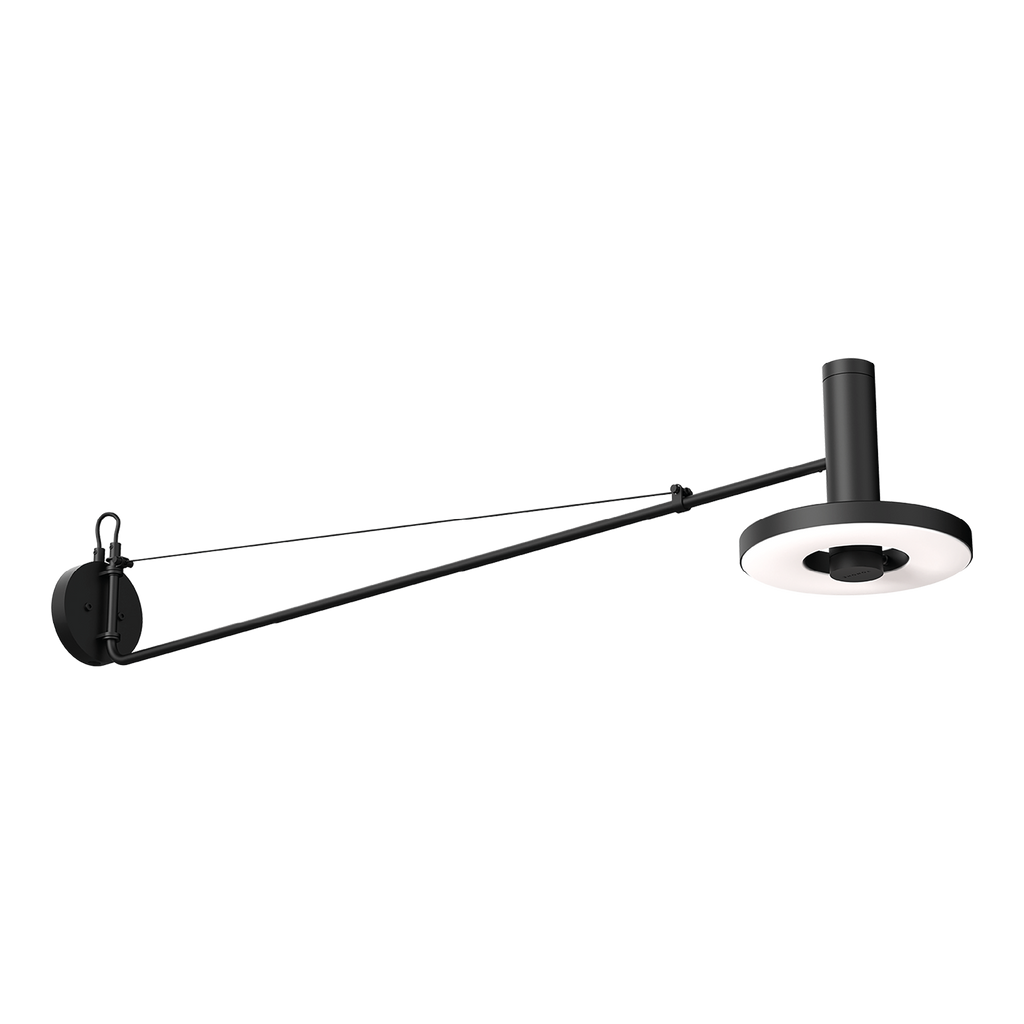 Tonone Beads Wall 120 wandlamp in de kleur smokey black.