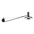 Tonone Beads Wall 120 wandlamp in de kleur smokey black.