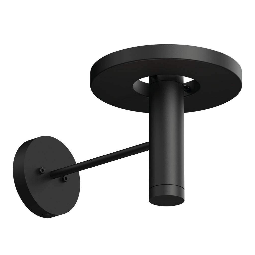 Tonone Beads Wall 35 wandlamp uplight in de kleur smokey black.