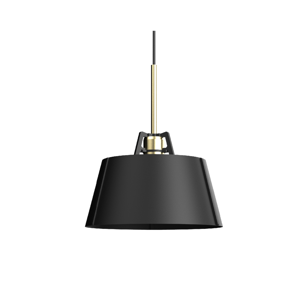 Tonone Bella Pendant hanglamp in de kleur Smokey Black.