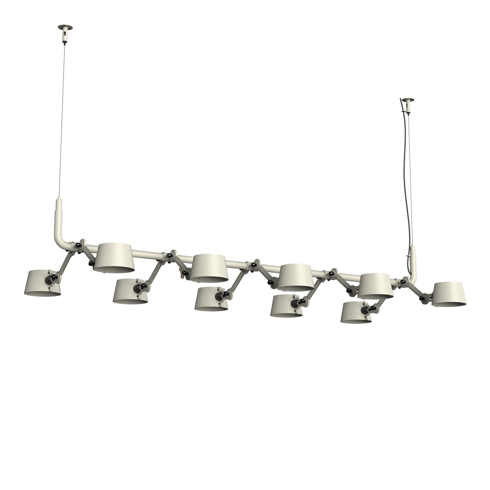 Tonone Bolt 10-Pack Pendant hanglamp in de kleur ash grey.