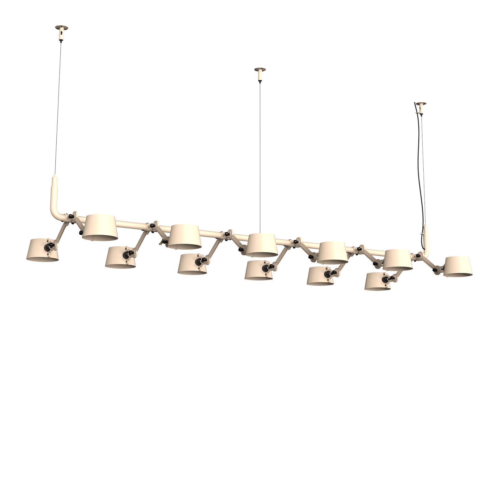 Tonone Bolt 12-Pack Pendant hanglamp in de kleur lightning white.
