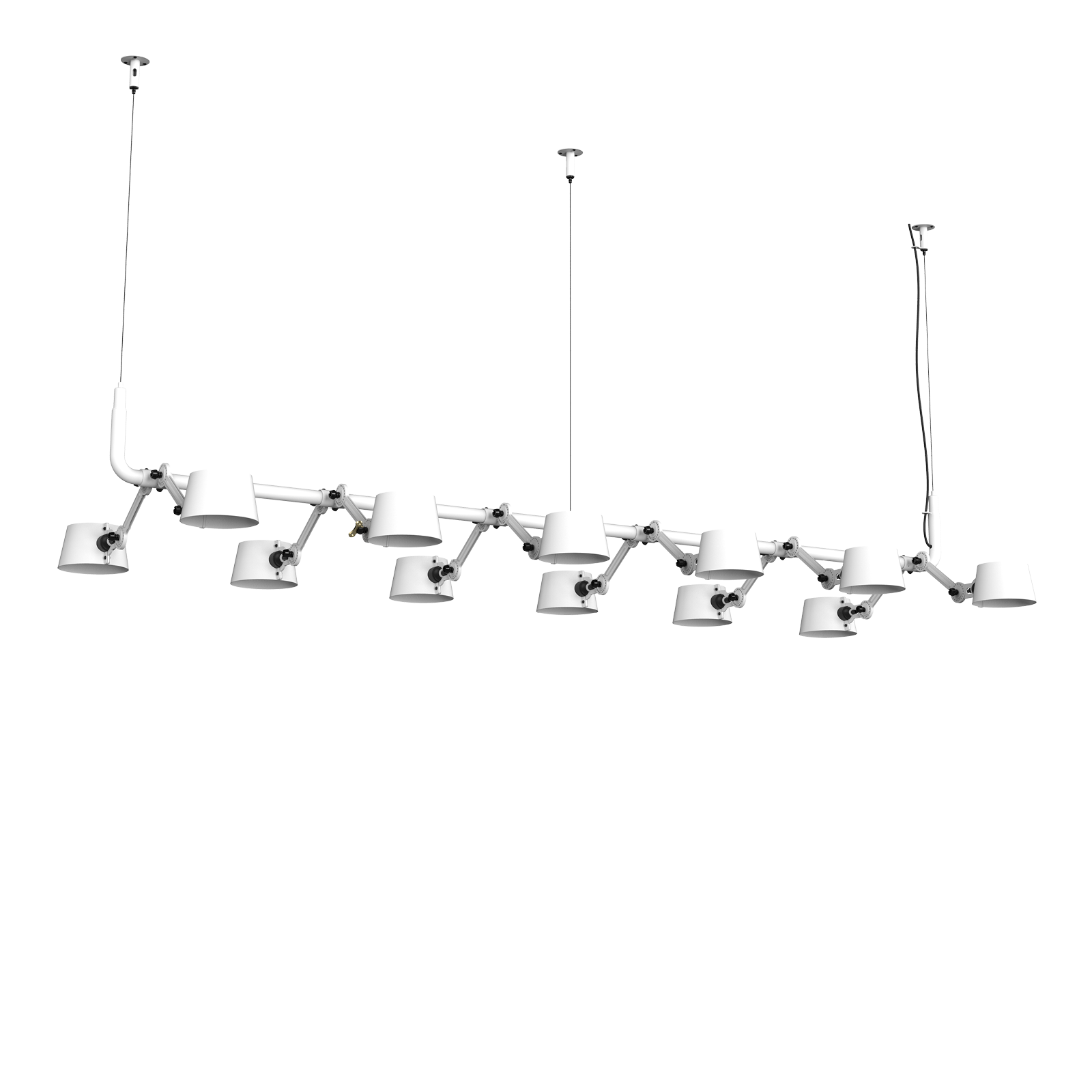 Tonone Bolt 12-Pack Pendant hanglamp in de kleur pure white.
