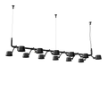 Tonone Bolt 12-Pack Pendant hanglamp in de kleur smokey black.