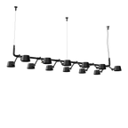 Tonone Bolt 12-Pack Pendant hanglamp in de kleur smokey black.