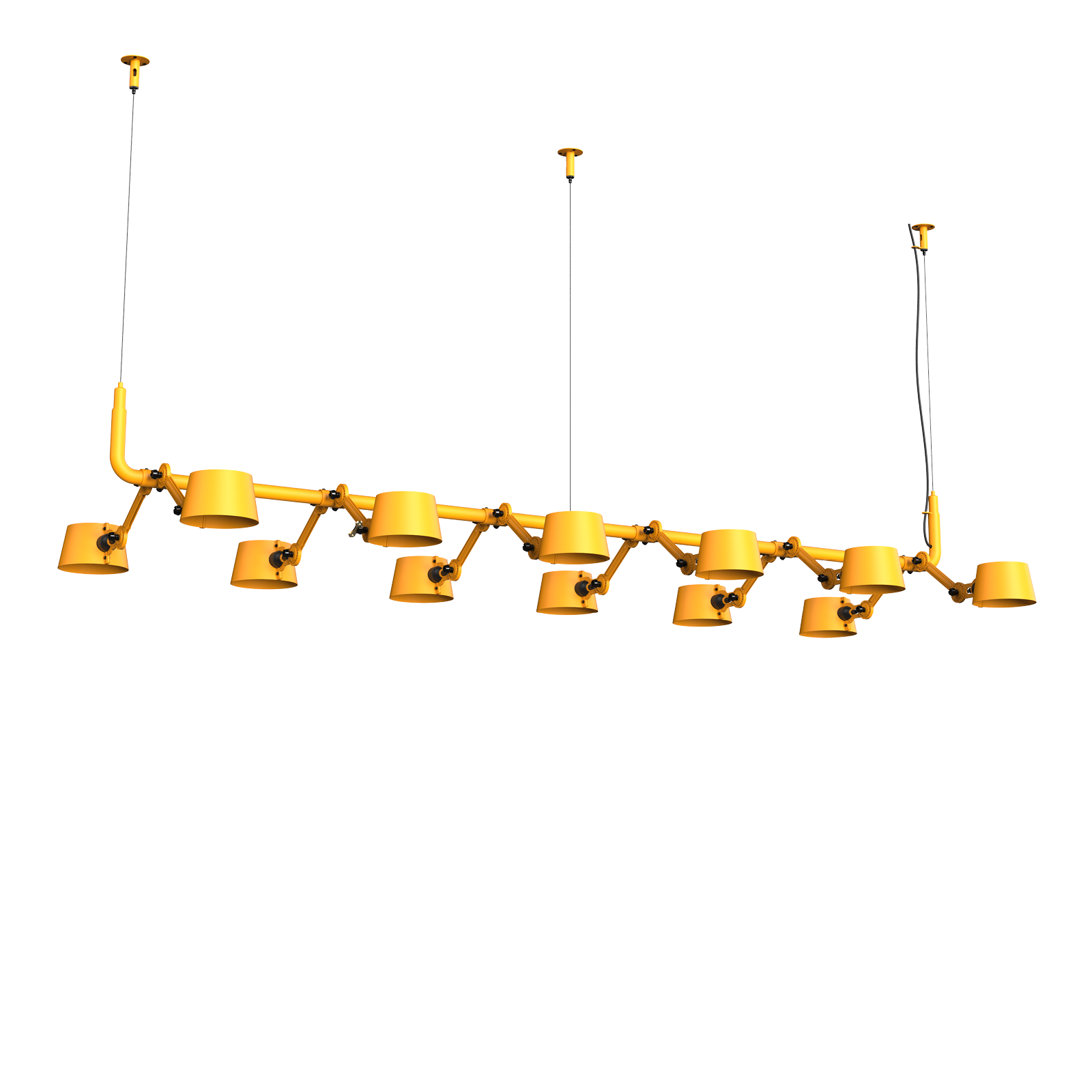 Tonone Bolt 12-Pack Pendant hanglamp in de kleur sunny yellow.