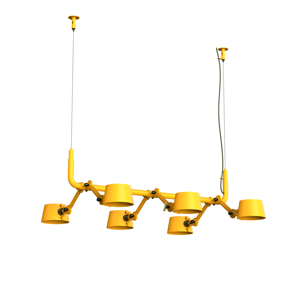 Tonone Bolt 6-Pack Pendant hanglamp in de kleur sunny yellow.