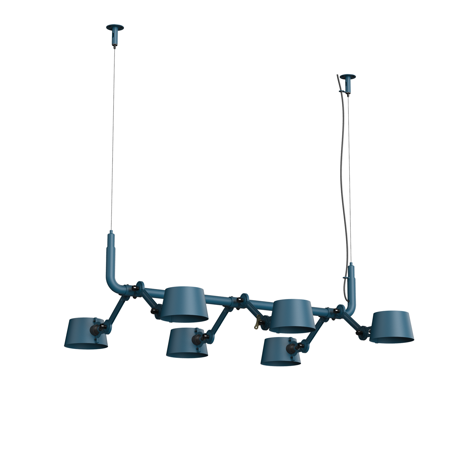 Tonone Bolt 6-Pack Pendant hanglamp in de kleur thunder blue.