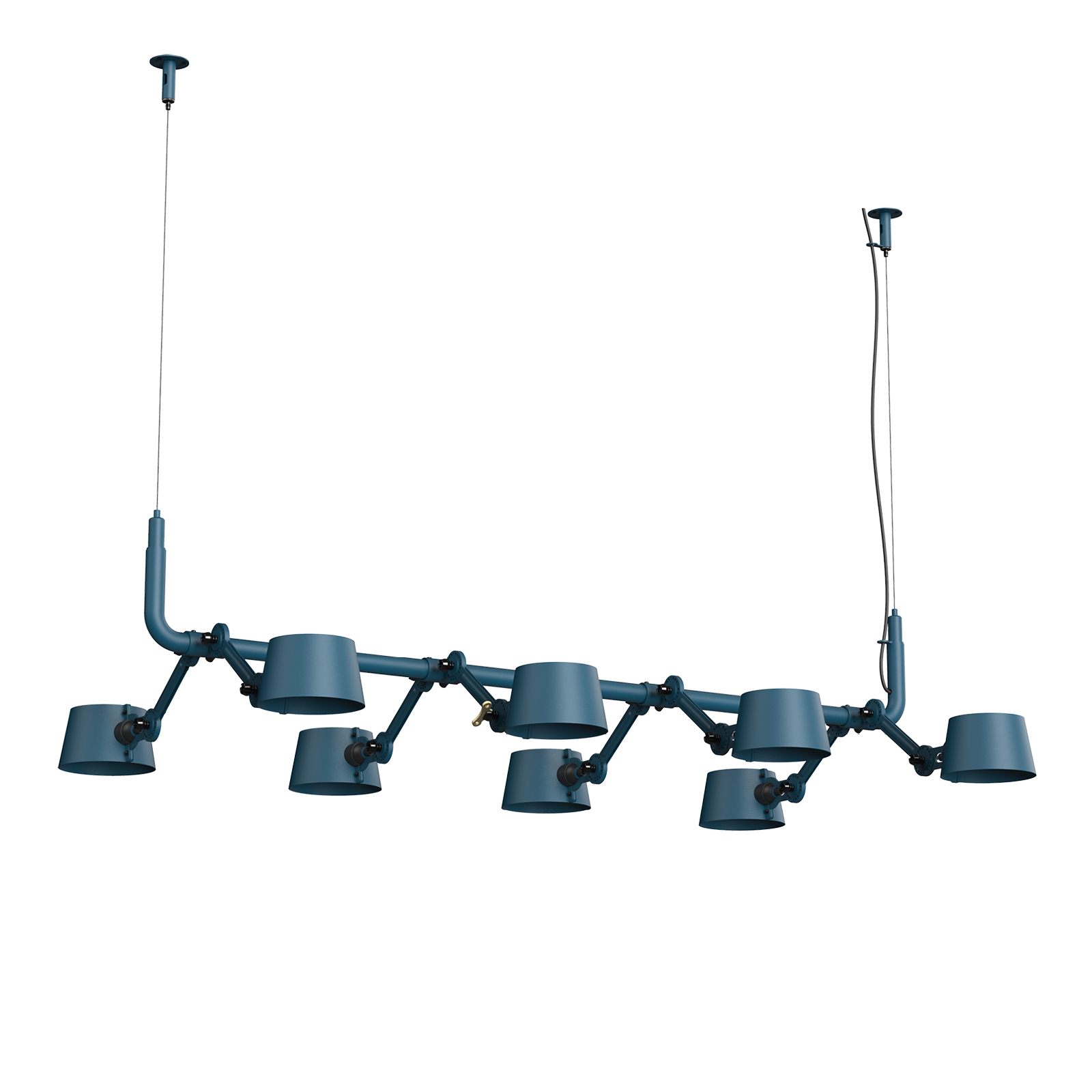 Tonone Bolt 8-Pack Pendant hanglamp in de kleur thunder blue.