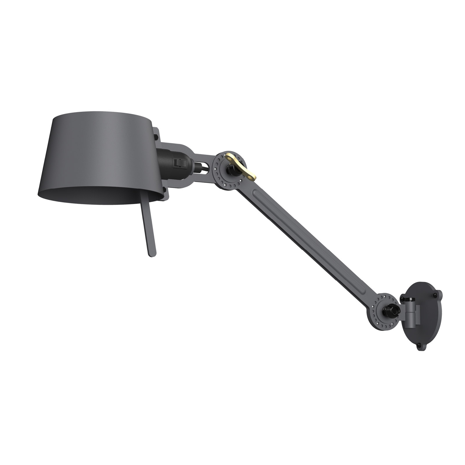 Tonone Bolt Bed Sidefit wandlamp in de kleur midnight grey.