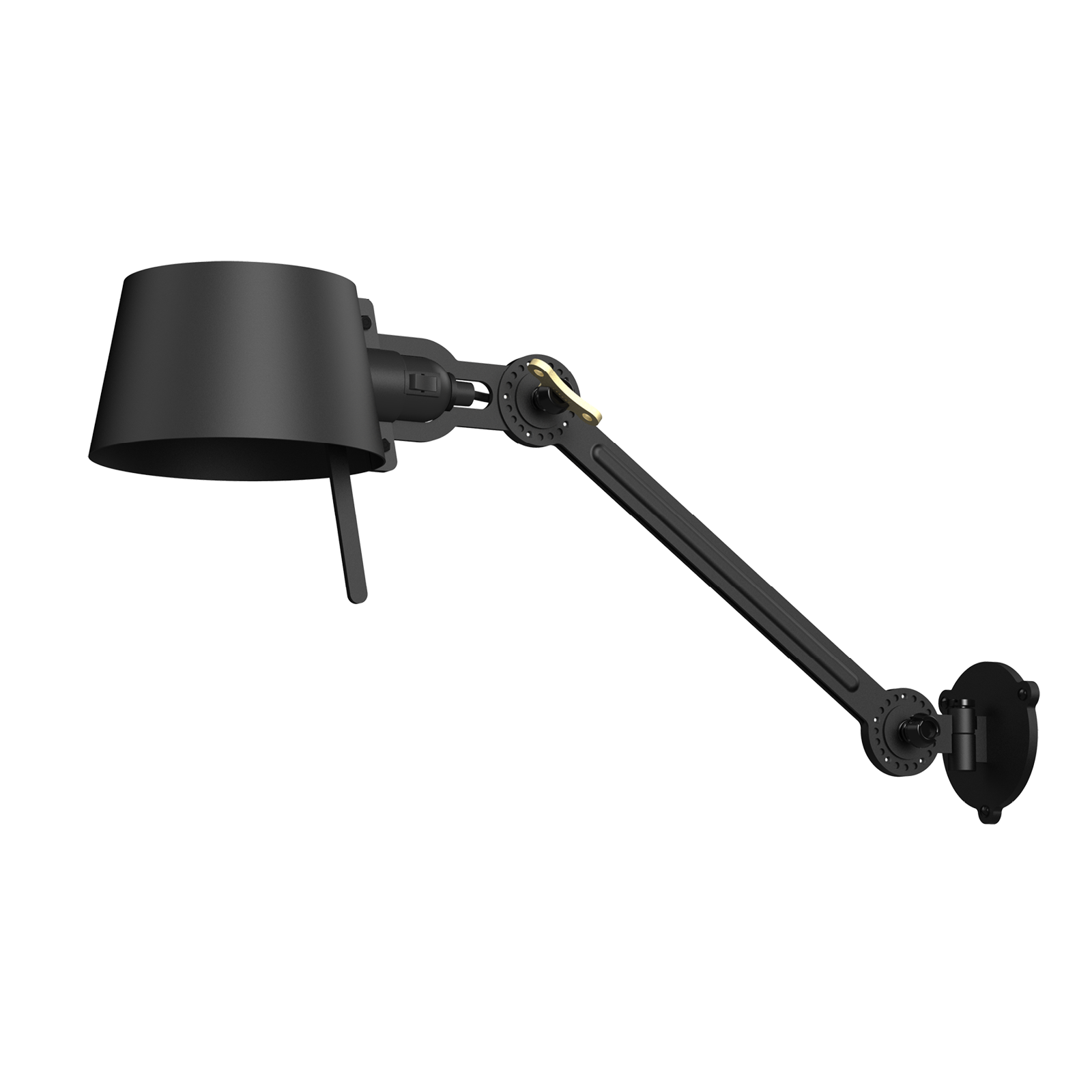 Tonone Bolt Bed Sidefit wandlamp in de kleur smokey black.