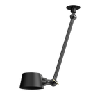 Tonone Bolt Ceiling 1 arm Sidefit plafondlamp in de kleur smokey black.