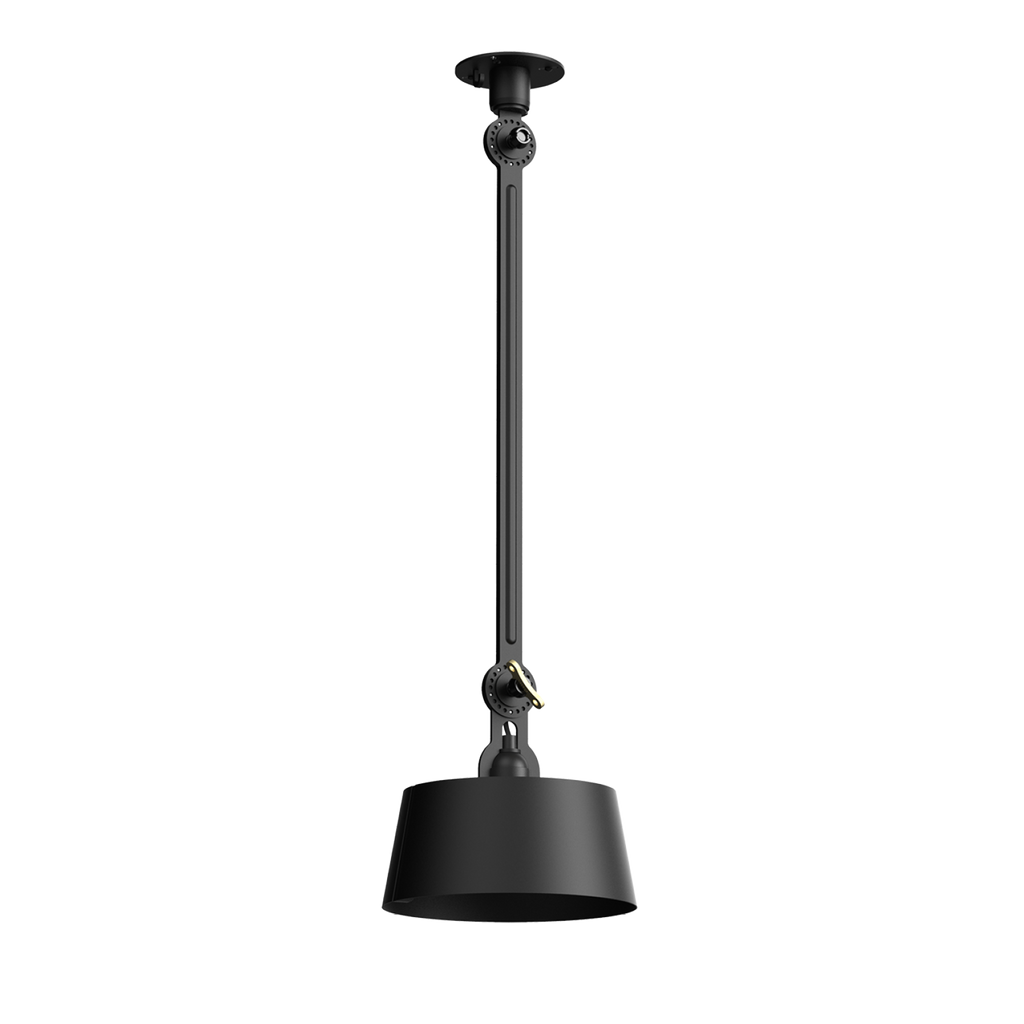 Tonone Bolt Ceiling 1 arm Underfit plafondlamp in smokey black.