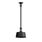 Tonone Bolt Ceiling 1 arm Underfit plafondlamp in smokey black.
