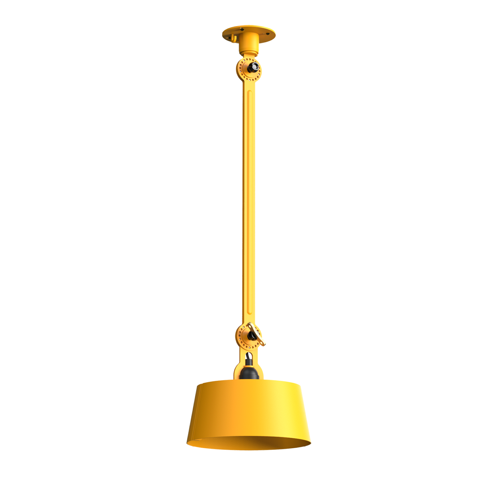 Tonone Bolt Ceiling 1 arm Underfit plafondlamp in sunny yellow.