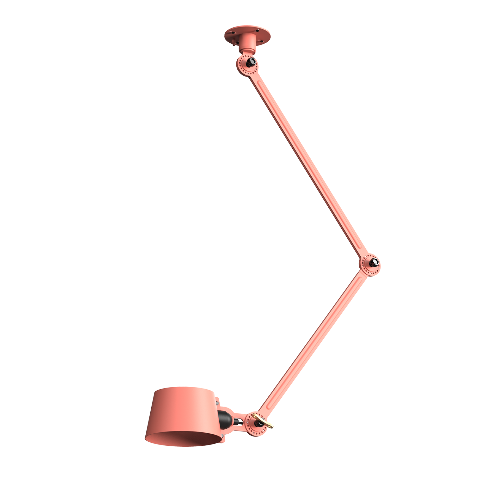 Tonone Bolt Ceiling 2 arm Sidefit plafondlamp in de kleur daybreak rose.