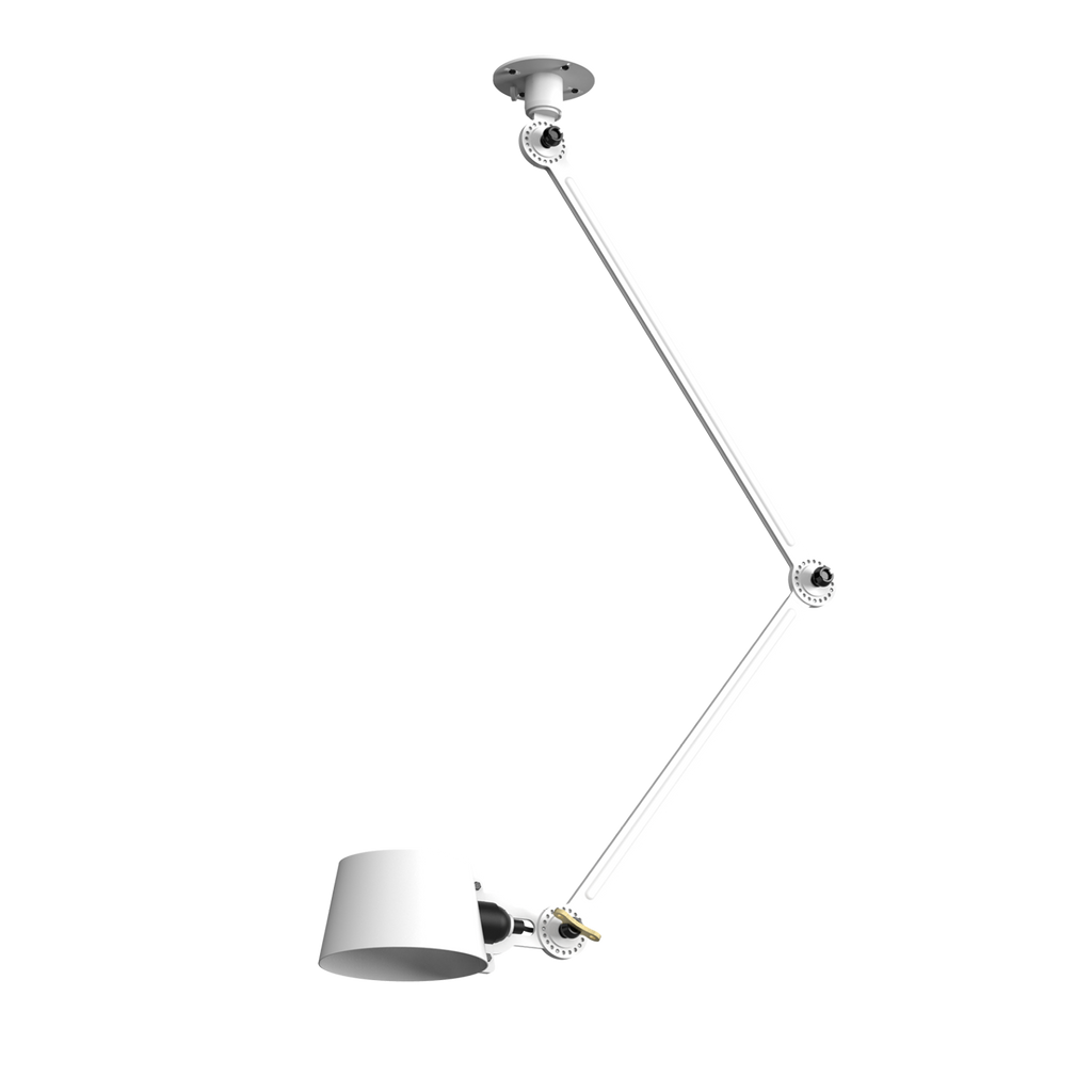 Tonone Bolt Ceiling 2 arm Sidefit plafondlamp in de kleur pure white.