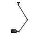 Tonone Bolt Ceiling 2 arm Sidefit plafondlamp in de kleur smokey black.