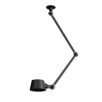 Tonone Bolt Ceiling 2 arm Sidefit plafondlamp in de kleur smokey black.