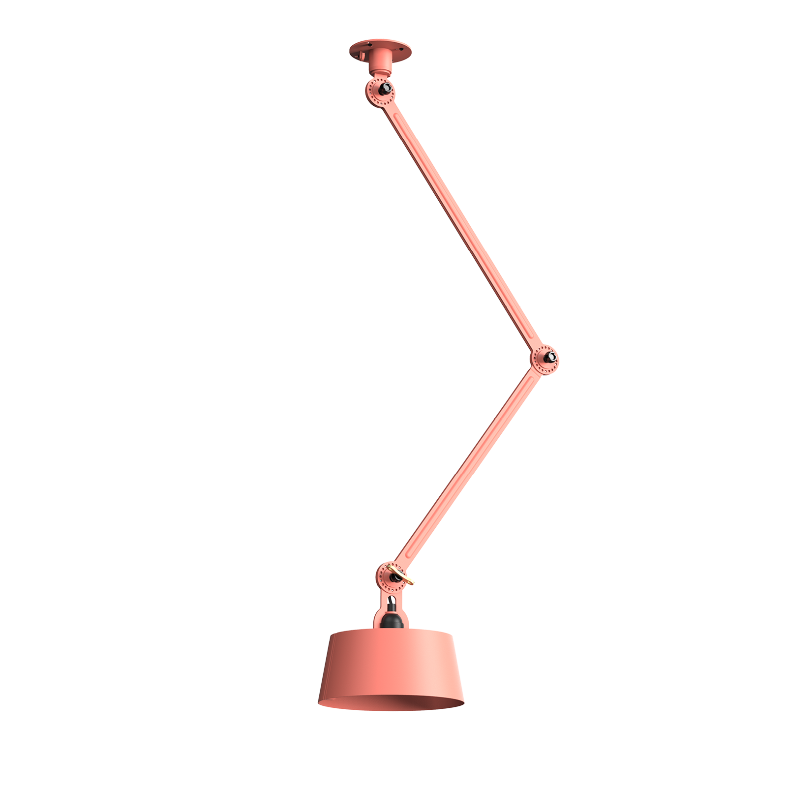 Tonone Bolt Ceiling 2 arm Underfit plafondlamp in de kleur daybreak rose.