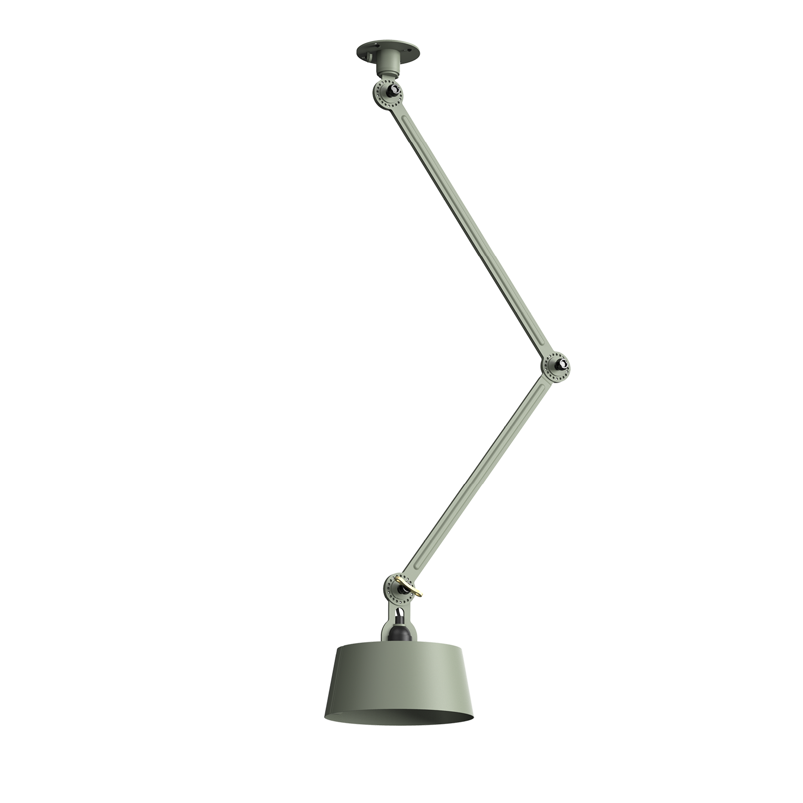 Tonone Bolt Ceiling 2 arm Underfit plafondlamp in de kleur flux green.