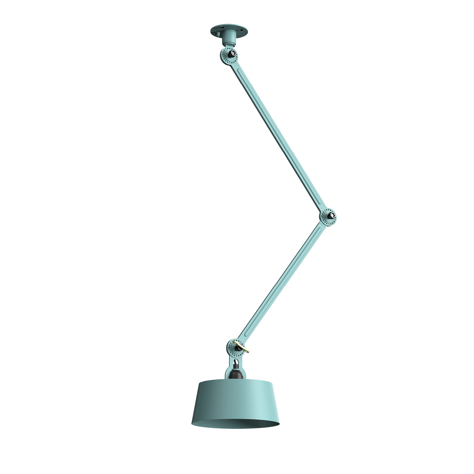 Tonone Bolt Ceiling 2 arm Underfit plafondlamp in de kleur Ice blue.