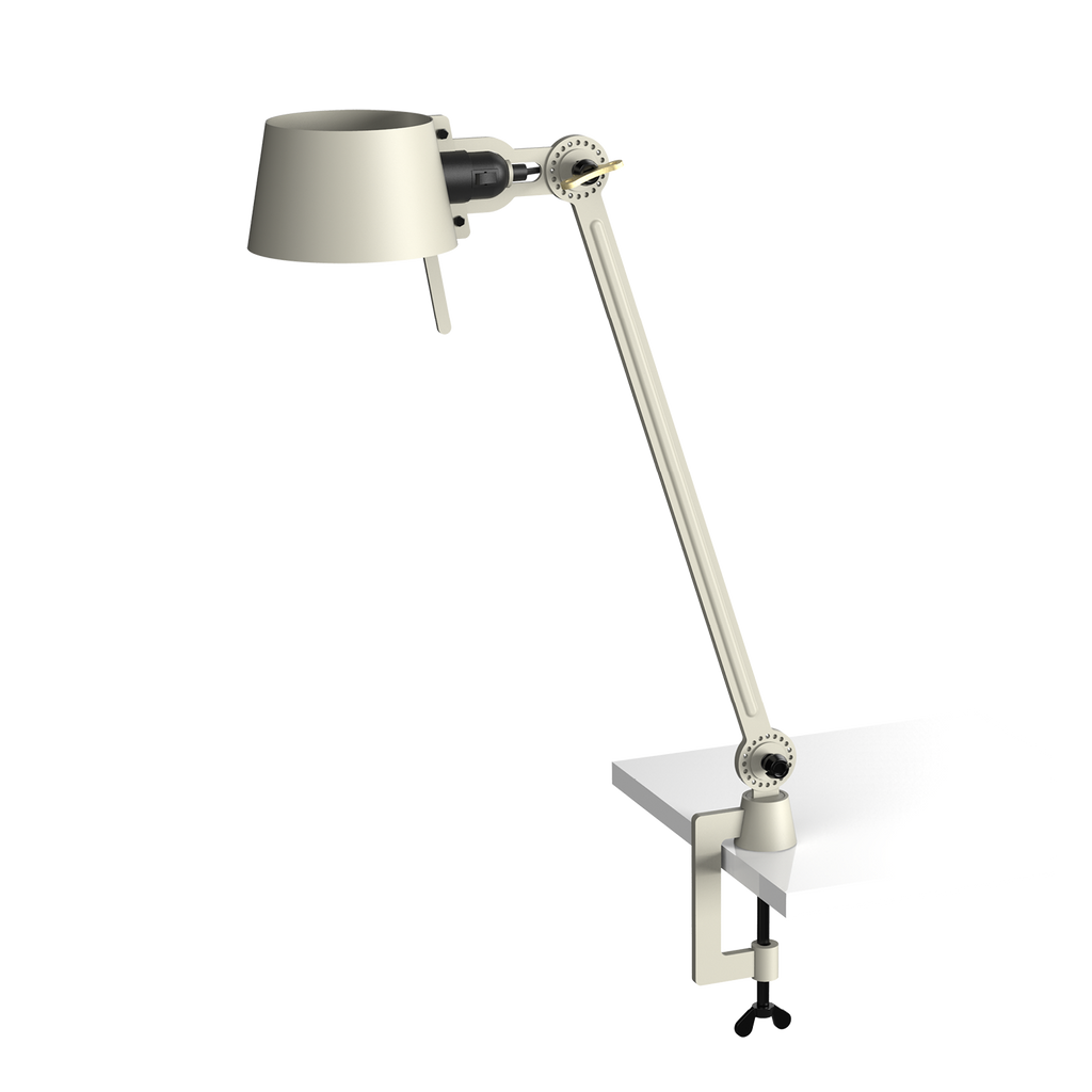 Tonone Bolt Desk 1 arm clamp bureaulamp in de kleur ash grey.