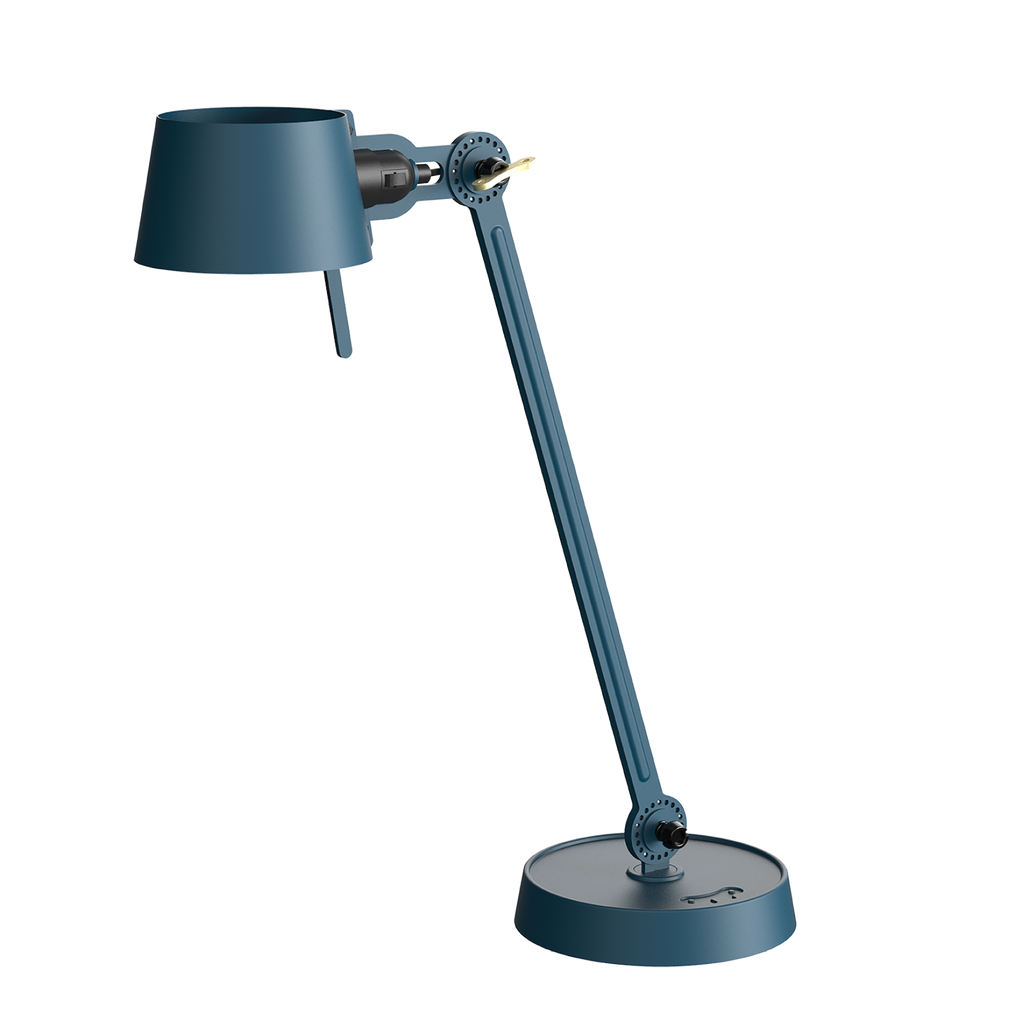 Tonone Bolt Desk 1 arm foot bureaulamp in de kleur thunder blue.