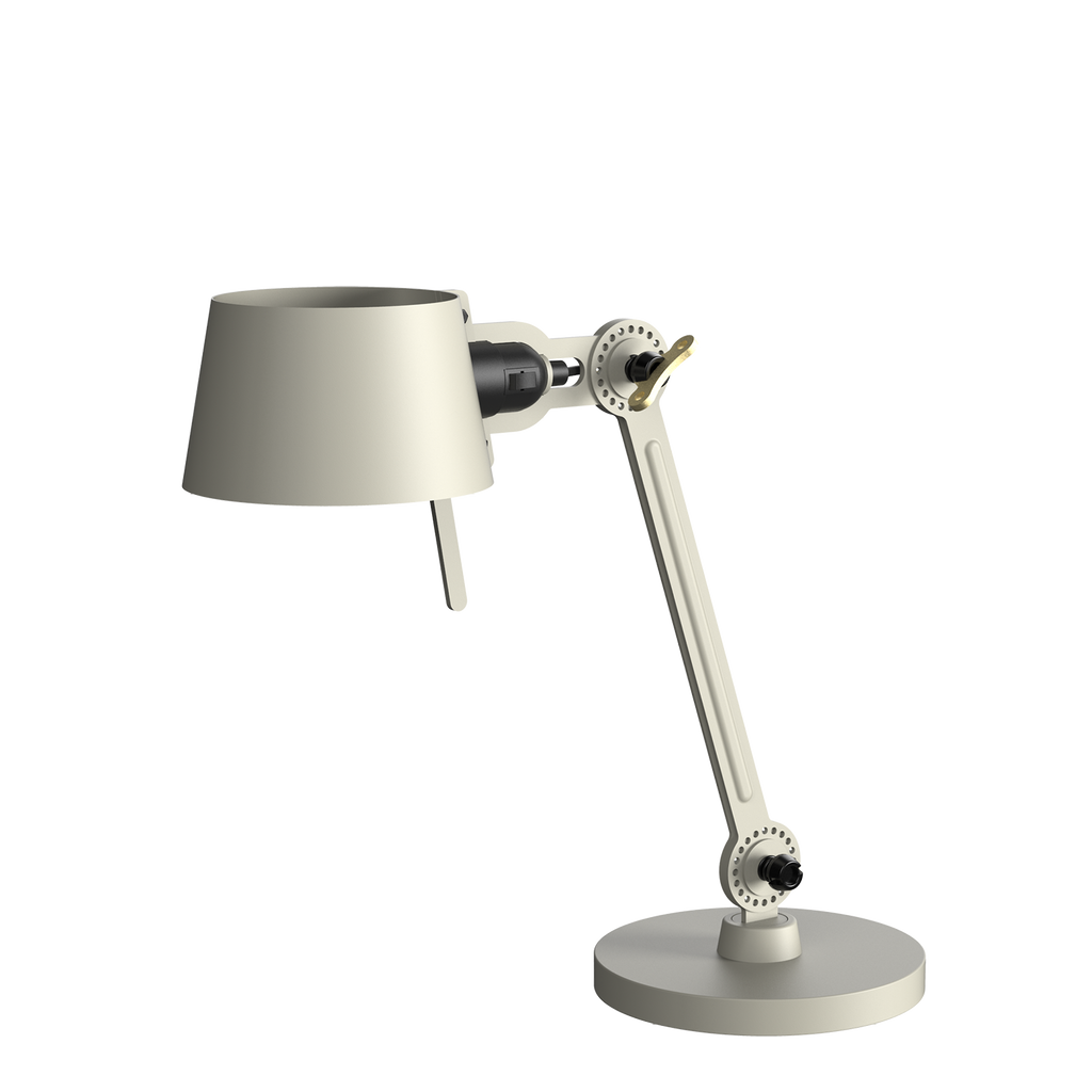 Tonone Bolt Desk 1 arm foot small bureaulamp in de kleur ash grey.