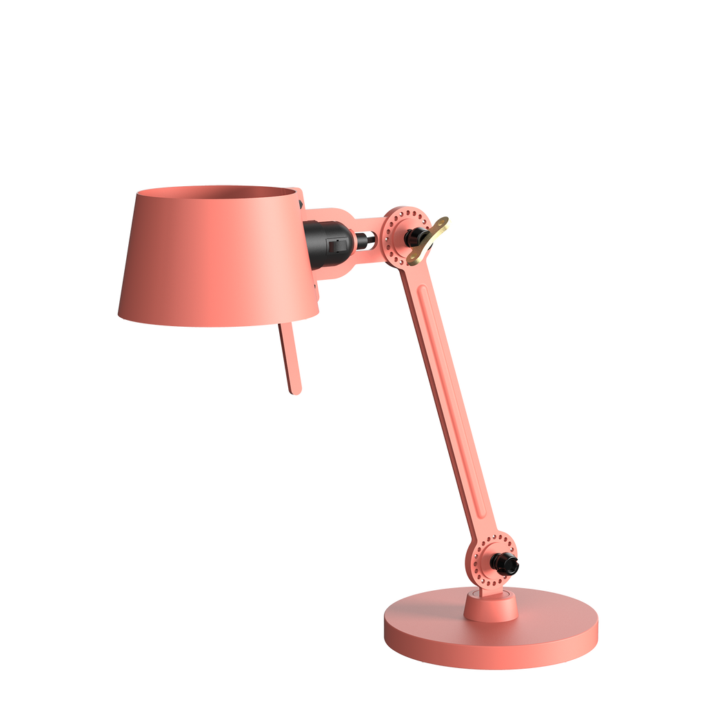 Tonone Bolt Desk 1 arm foot small bureaulamp in de kleur daybreak rose.