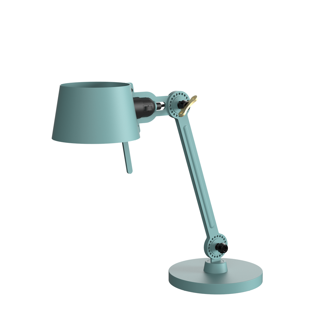 Tonone Bolt Desk 1 Arm Foot Small Bureaulamp in de kleur Ice Blue.