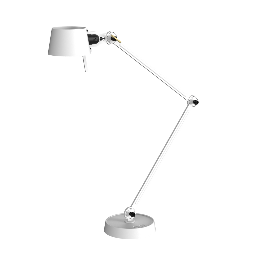 Tonone Bolt Desk 2 arm foot bureaulamp in de kleur pure white.