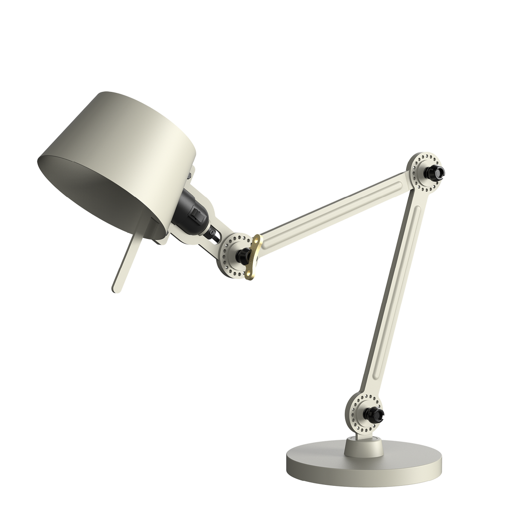 Tonone Bolt Desk 2 arm foot small bureaulamp in de kleur ash grey.
