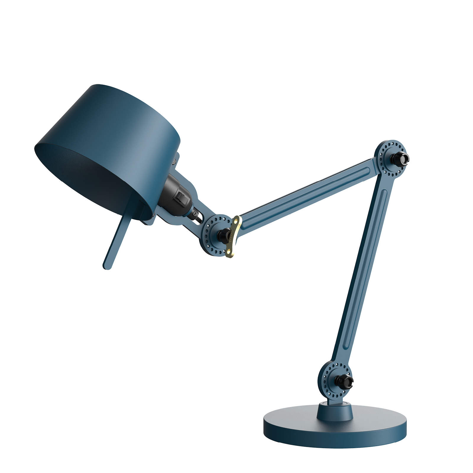 Tonone Bolt Desk 2 arm foot small bureaulamp in de kleur thunder blue.