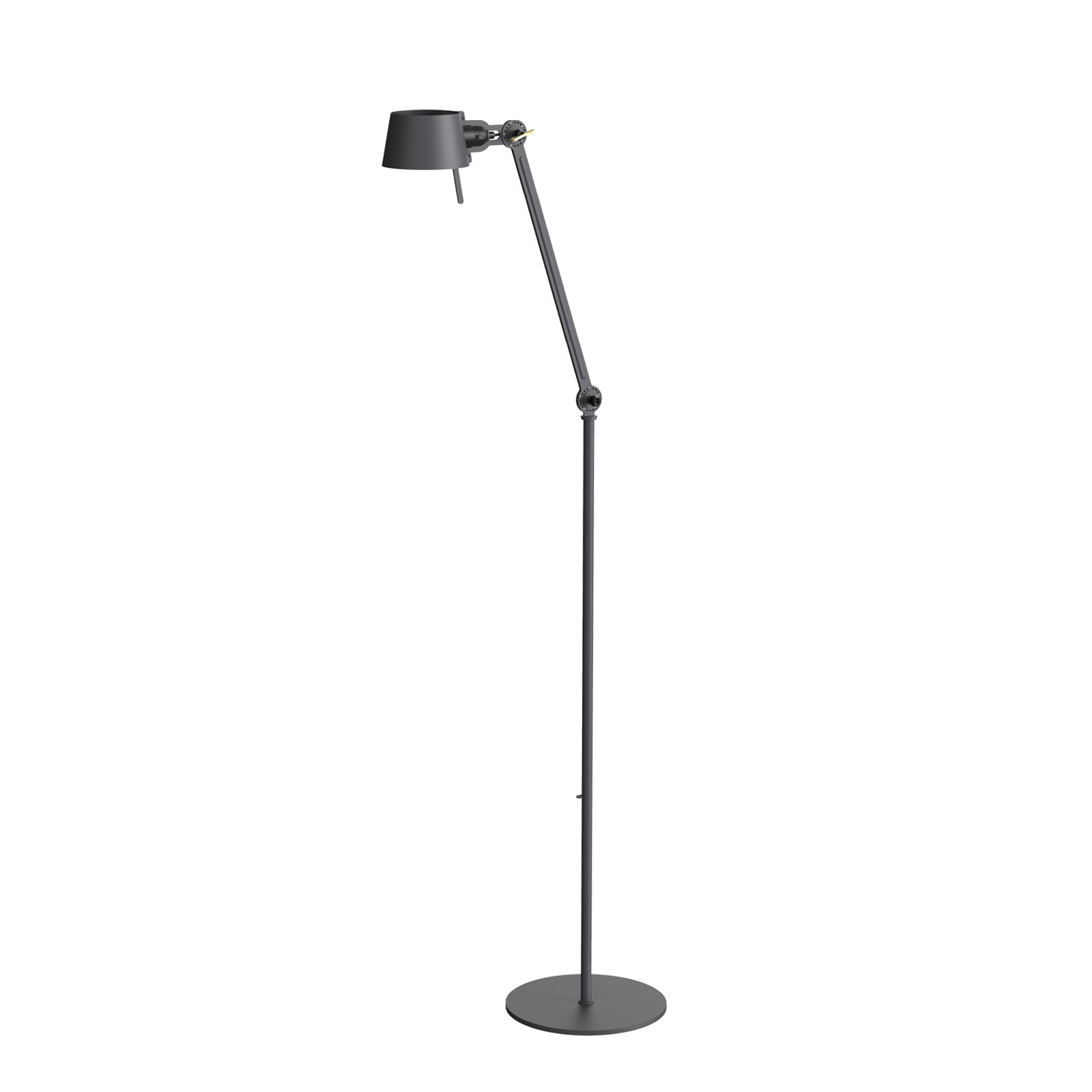 Tonone Bolt Floor Long 1 arm in de kleur midnight grey.