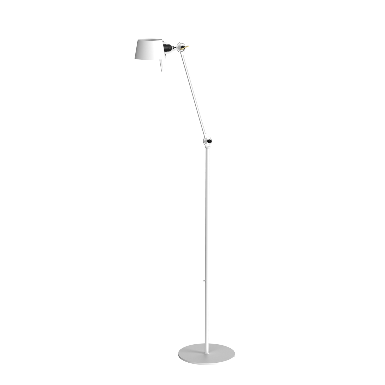 Tonone Bolt Floor Long 1 arm in de kleur pure white.